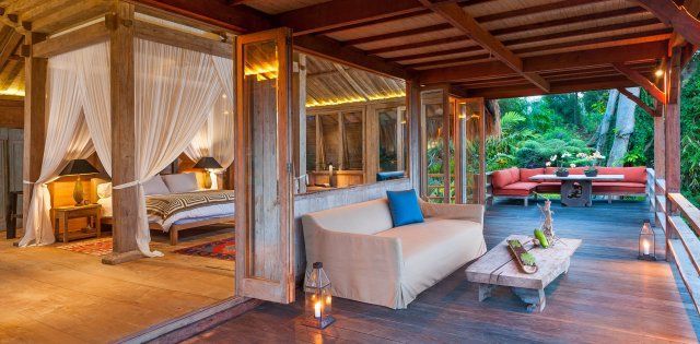 Villa Hartland Estate, Joglo Bedroom Living Terrace